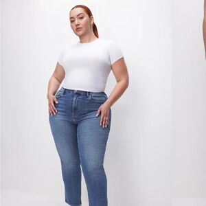 Good American - Always Fits Good Leg Straight Jeans